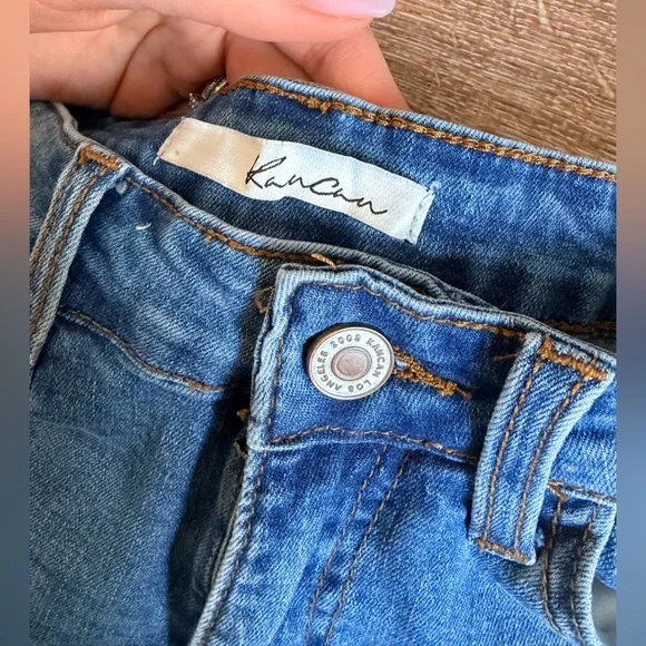 KanCan Blue Denim Shorts - Picture 2 of 4